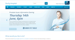 Desktop Screenshot of duchyhospital.co.uk